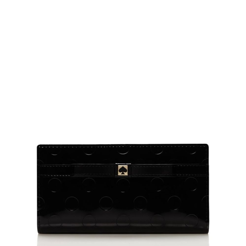 Kate Spade Camellia Street Stacey Black Wallet